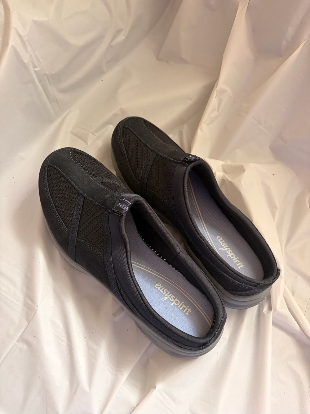 Easy Spirit Black Slip-On Comfort Loafers